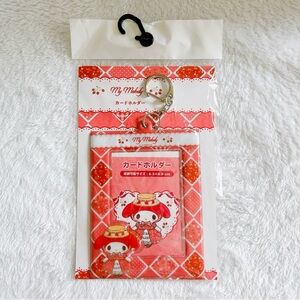 New Sanrio Akamelo birthday sweet lolita my melody kpop photo card holder - Red